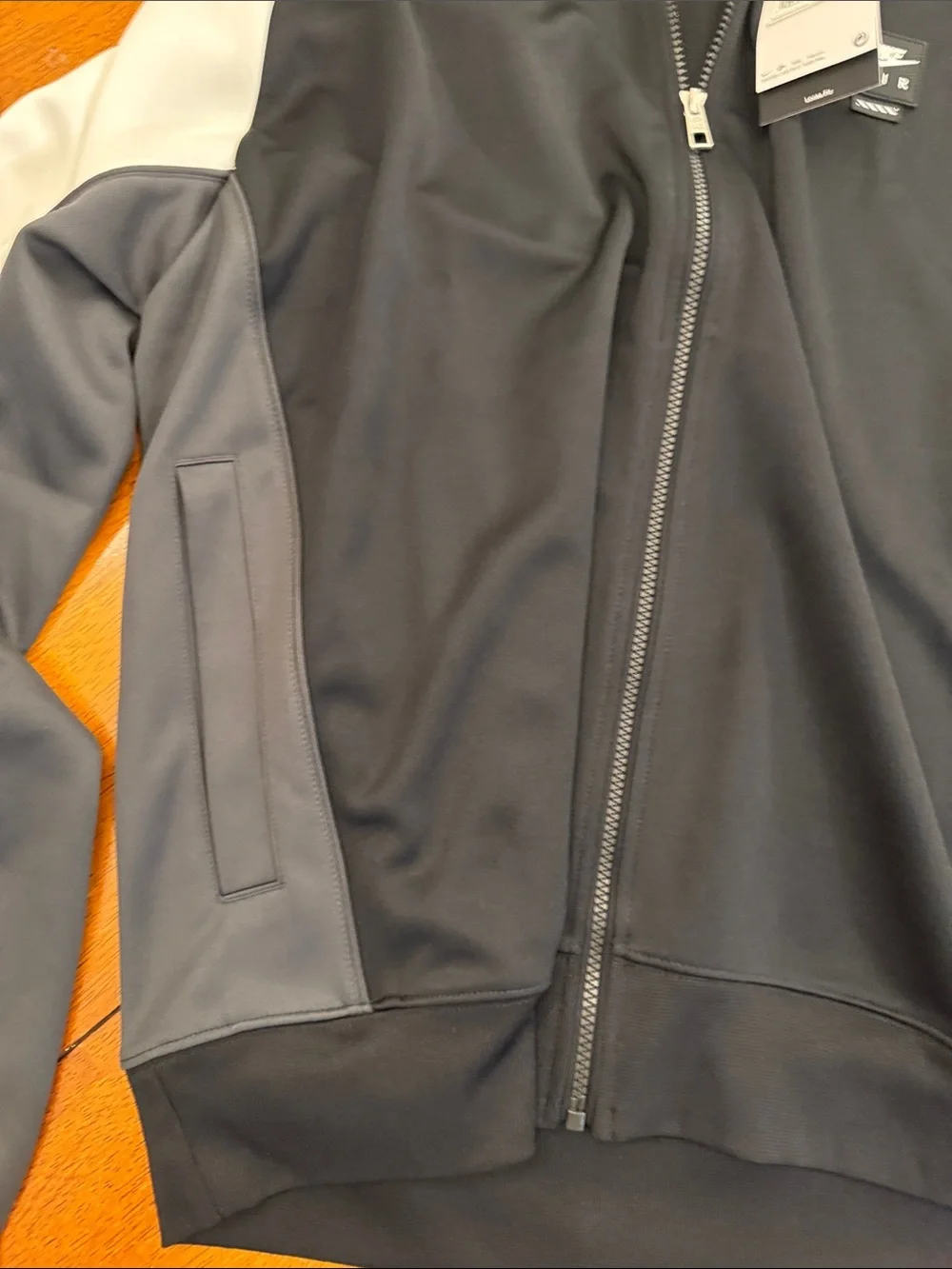 Nike Air Pack Men's Full Zip Track Jacket Black/White IB2145-010 Men’s Size XL